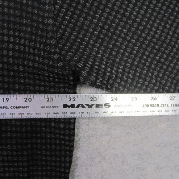 Bernini Beverly Hills Sweater Mens Medium Black Gray Textured Knit Made in Italy - Picture 5 of 8